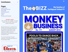 Tablet Screenshot of monkeybizz.net
